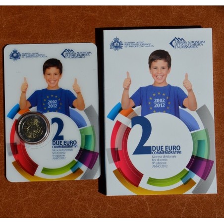 euroerme érme 2 Euro San Marino 2012 - Az Euro 10 éve (BU)