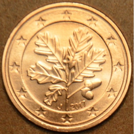 Euromince mince 2 cent Nemecko \\"J\\" 2017 (UNC)