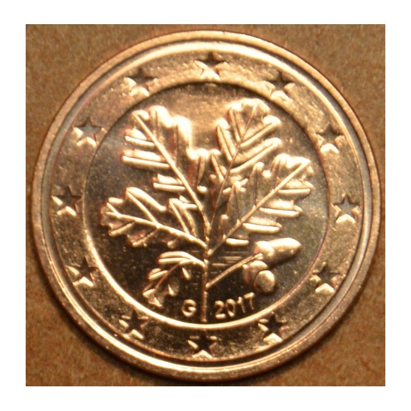 Euromince mince 1 cent Nemecko \\"G\\" 2017 (UNC)