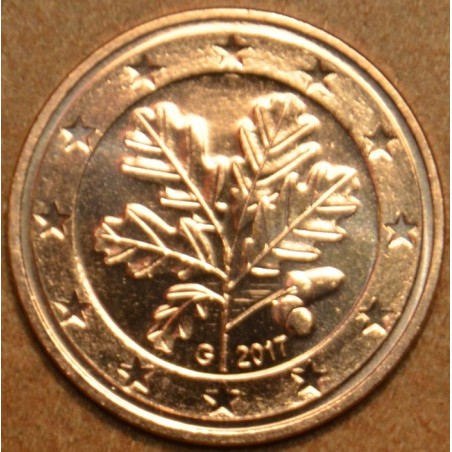 Euromince mince 1 cent Nemecko \\"G\\" 2017 (UNC)