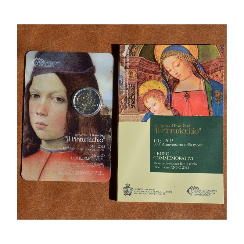 Euromince mince 2 Euro San Marino 2013 - 500. výročia úmrtia talian...