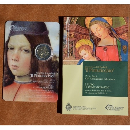 Euromince mince 2 Euro San Marino 2013 - 500. výročia úmrtia talian...