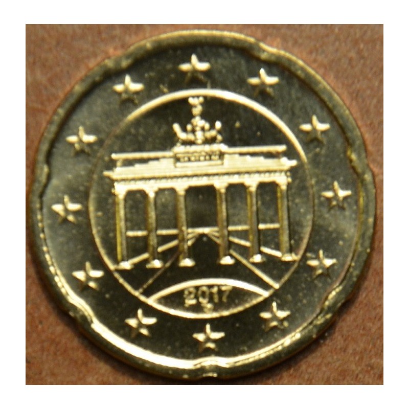 Euromince mince 20 cent Nemecko \\"D\\" 2017 (UNC)