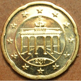 Euromince mince 20 cent Nemecko \\"F\\" 2017 (UNC)