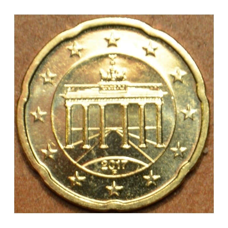 euroerme érme 20 cent Németország \\"F\\" 2017 (UNC)