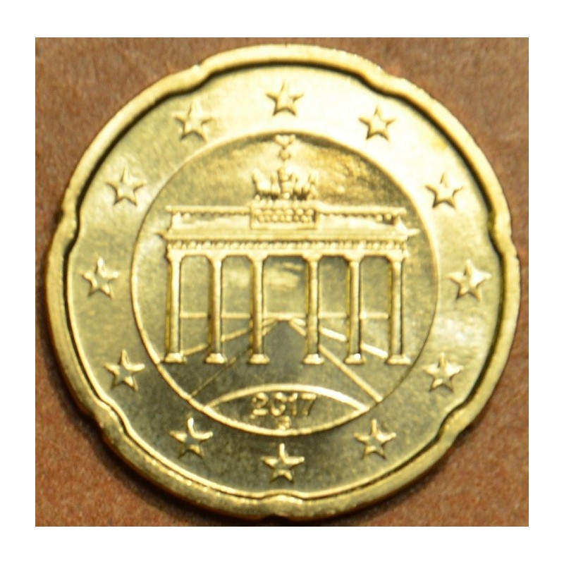 eurocoin eurocoins 20 cent Germany \\"G\\" 2017 (UNC)