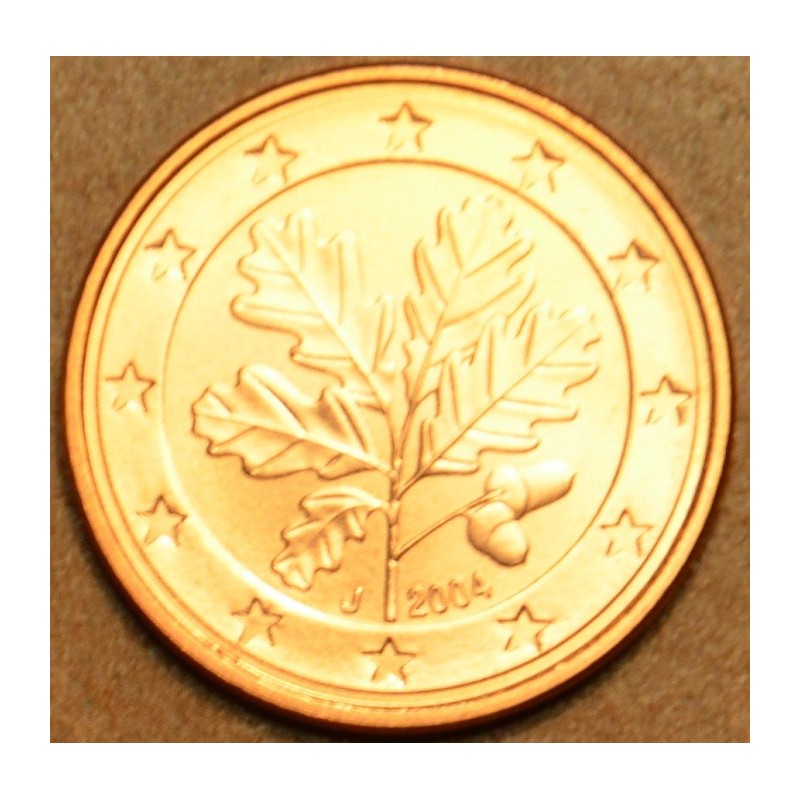 eurocoin eurocoins 1 cent Germany \\"J\\" 2004 (UNC)