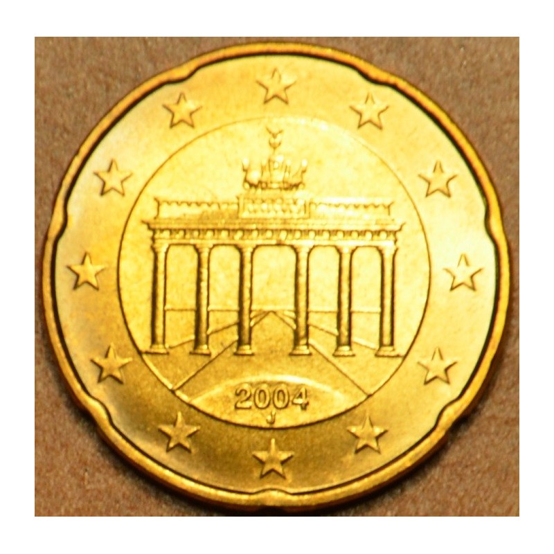 Euromince mince 20 cent Nemecko \\"J\\" 2004 (UNC)