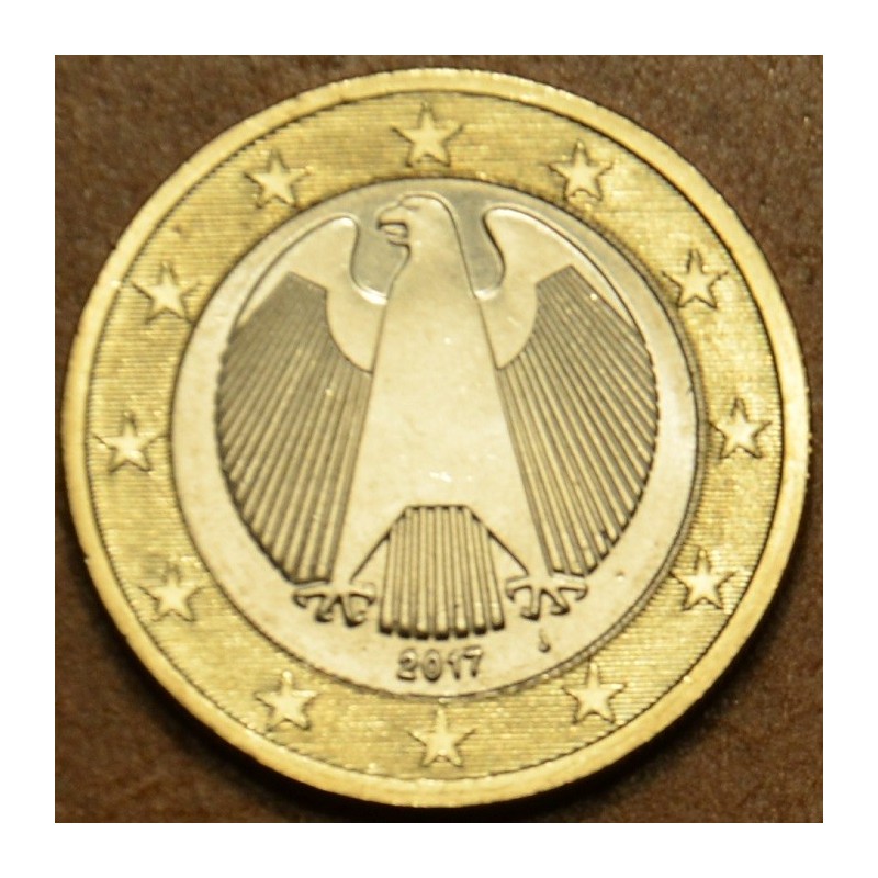 Euromince mince 1 Euro Nemecko \\"J\\" 2017 (UNC)