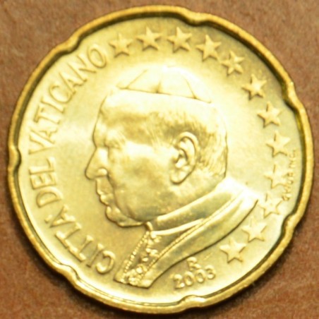 Euromince mince 20 cent Vatikán Ján Pavol II 2003 (BU)
