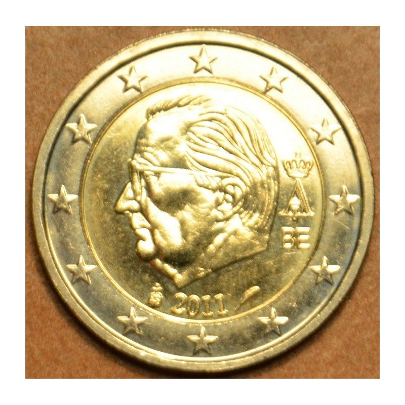 Euromince mince 2 Euro Belgicko 2011 - Albert II. (UNC)