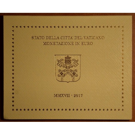 euroerme érme 8 részes forgalmi sor Vatikán 2017 (BU)