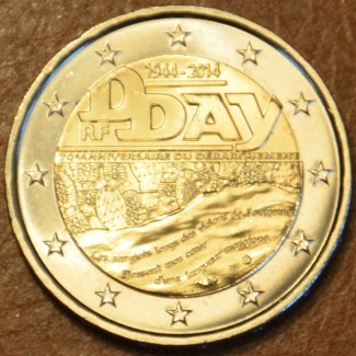 Euromince mince 2 Euro Francúzsko 2014 - 70. výročie dňa \\"D\\" (UNC)