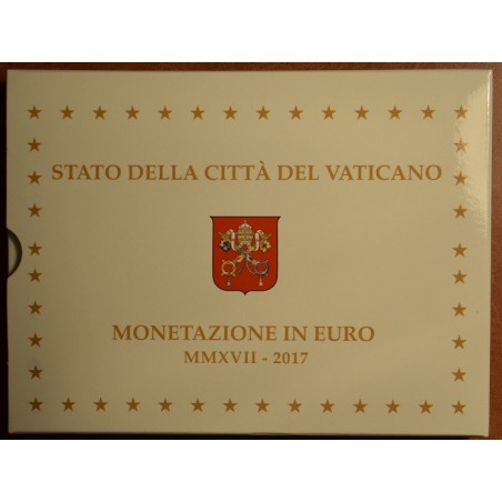 eurocoin eurocoins Official 8 coins set of Vatican 2017 + Ag medal ...