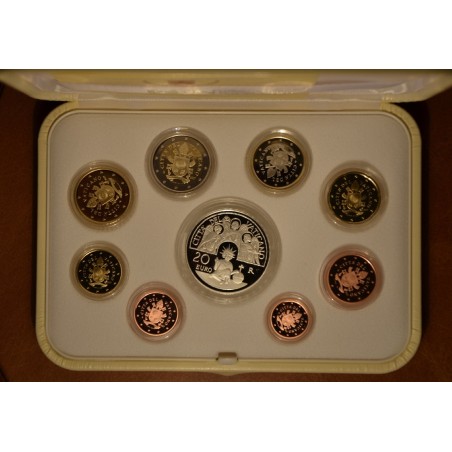eurocoin eurocoins Official 8 coins set of Vatican 2017 + Ag medal ...
