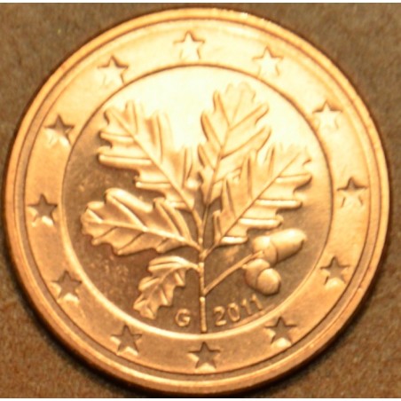 Euromince mince 1 cent Nemecko \\"G\\" 2011 (UNC)