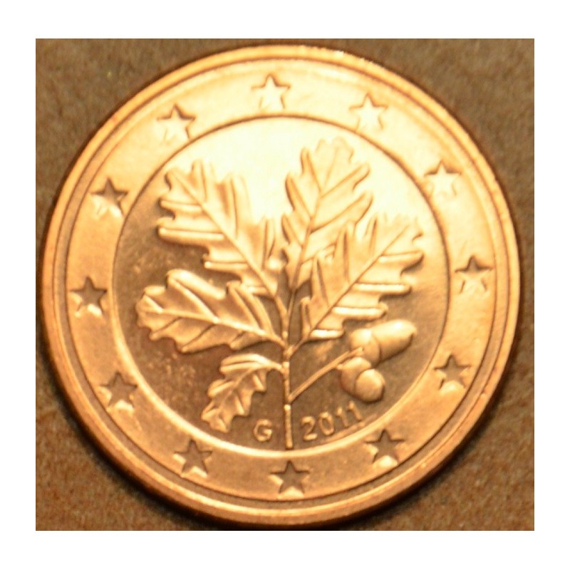 eurocoin eurocoins 2 cent Germany \\"G\\" 2011 (UNC)