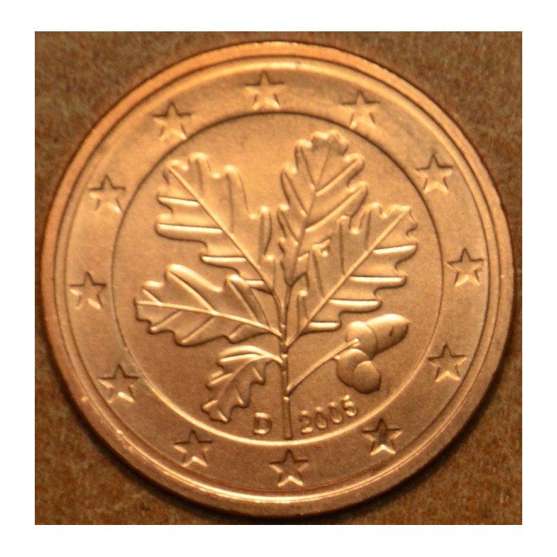 Euromince mince 1 cent Nemecko \\"D\\" 2005 (UNC)