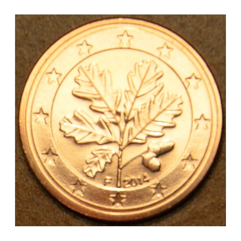 Euromince mince 2 cent Nemecko \\"F\\" 2014 (UNC)