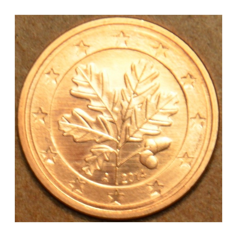 eurocoin eurocoins 2 cent Germany \\"A\\" 2014 (UNC)