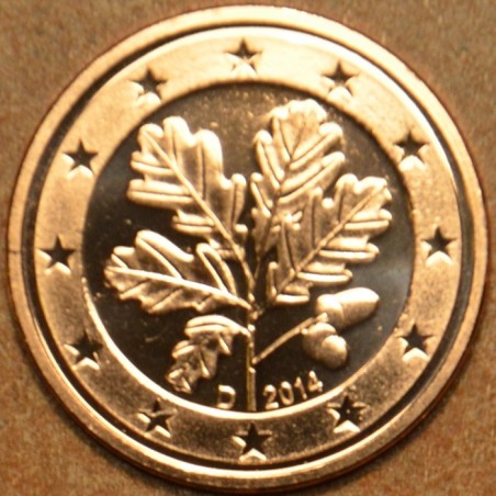 Euromince mince 2 cent Nemecko \\"D\\" 2014 (UNC)