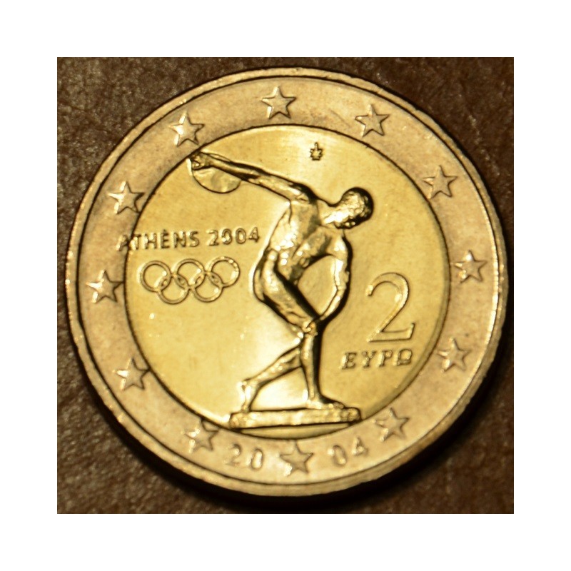Euromince mince 2 Euro Grécko 2004 - Olympijské hry v Aténach v rok...