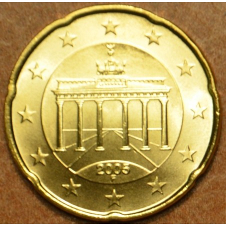 Euromince mince 20 cent Nemecko \\"F\\" 2005 (UNC)