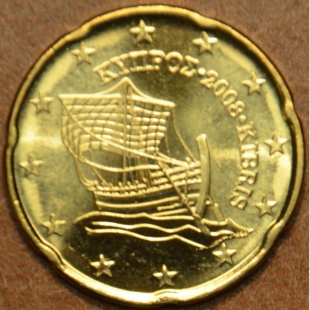 euroerme érme 20 cent Ciprus 2008 (UNC)
