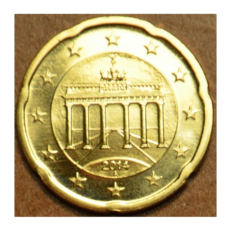 Euromince mince 20 cent Nemecko \\"A\\" 2014 (UNC)