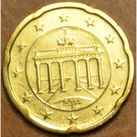 Euromince mince 20 cent Nemecko \\"F\\" 2014 (UNC)