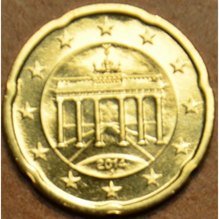 Euromince mince 20 cent Nemecko \\"J\\" 2014 (UNC)