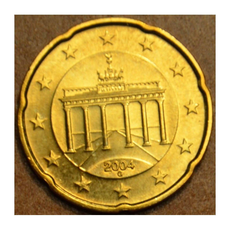 Euromince mince 20 cent Nemecko \\"G\\" 2004 (UNC)