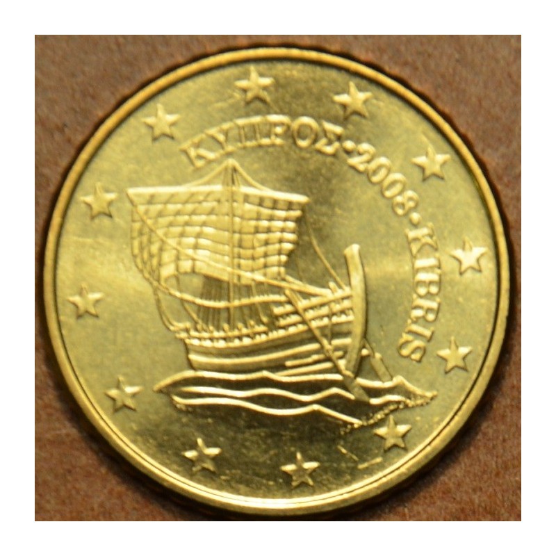 eurocoin eurocoins 50 cent Cyprus 2008 (UNC)