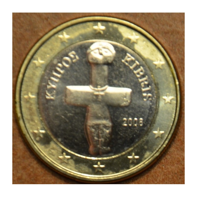 eurocoin eurocoins 1 Euro Cyprus 2008 (UNC)