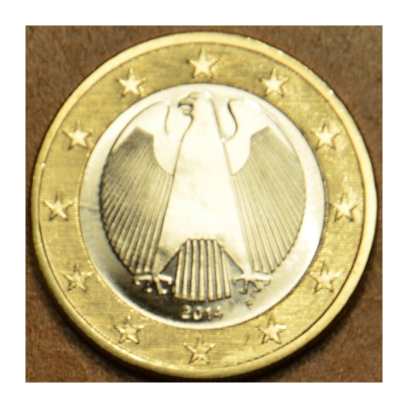 Euromince mince 1 Euro Nemecko \\"F\\" 2014 (UNC)