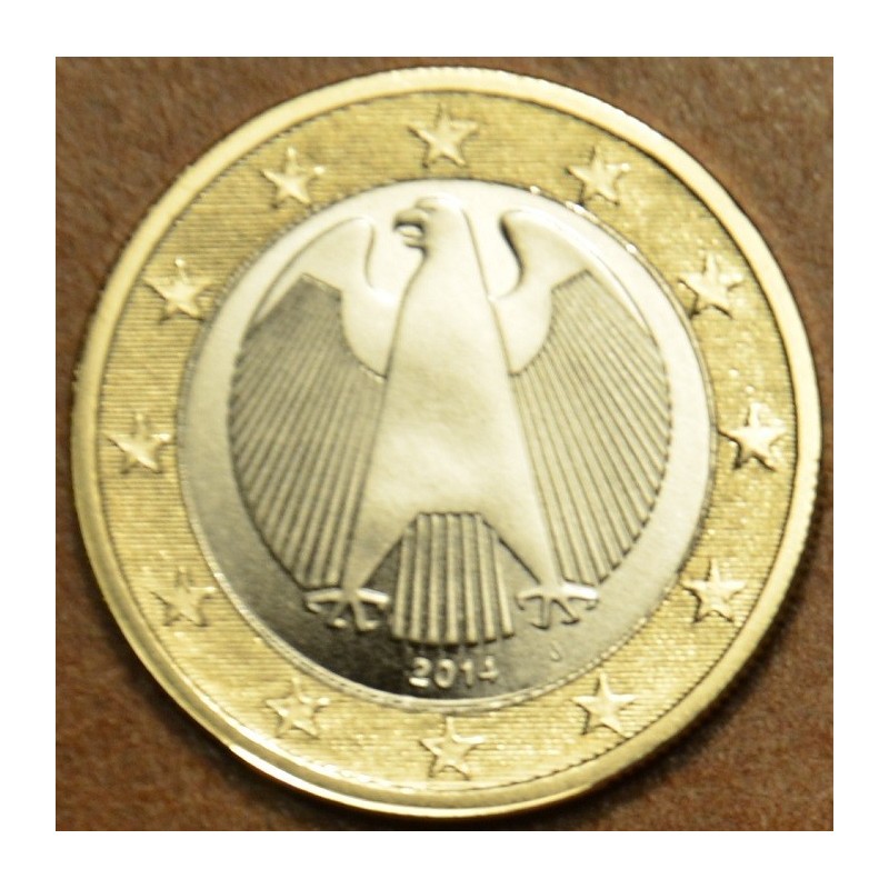 Euromince mince 1 Euro Nemecko \\"J\\" 2014 (UNC)