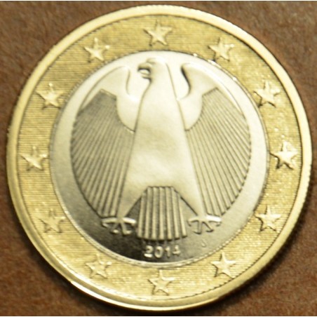 Euromince mince 1 Euro Nemecko \\"J\\" 2014 (UNC)