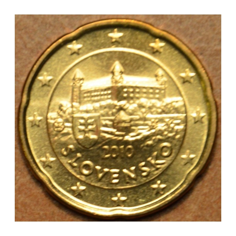 eurocoin eurocoins 20 cent Slovakia 2010 (UNC)
