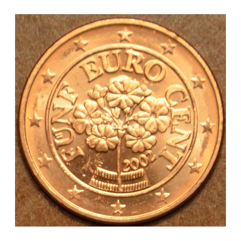 euroerme érme 5 cent Ausztria 2002 (UNC)