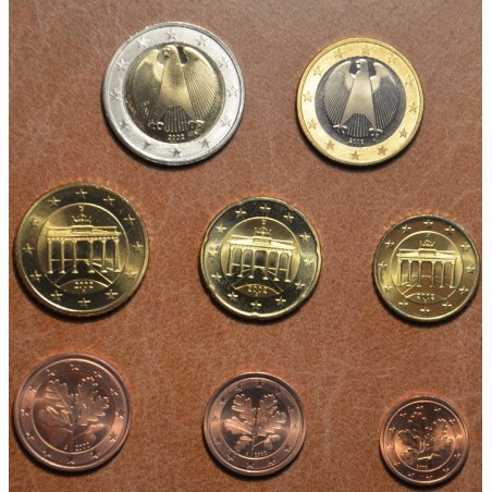 Euromince mince Sada 8 nemeckých mincí 2005 \\"J\\" (UNC)