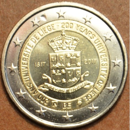 Euromince mince 2 Euro Belgicko 2017 - Univerzita v Liege (UNC)