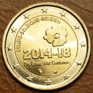 Euromince mince 2 Euro Belgicko 2014 - 100. výročie prvej svetovej ...