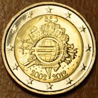 Euromince mince 2 Euro Belgicko 2012 - 10. výročia vzniku Eura (UNC)