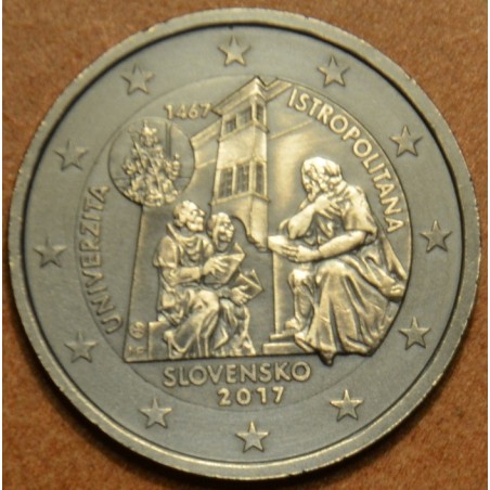 Euromince mince 2 Euro Slovensko 2017 - Univerzita Istropolitana (A...