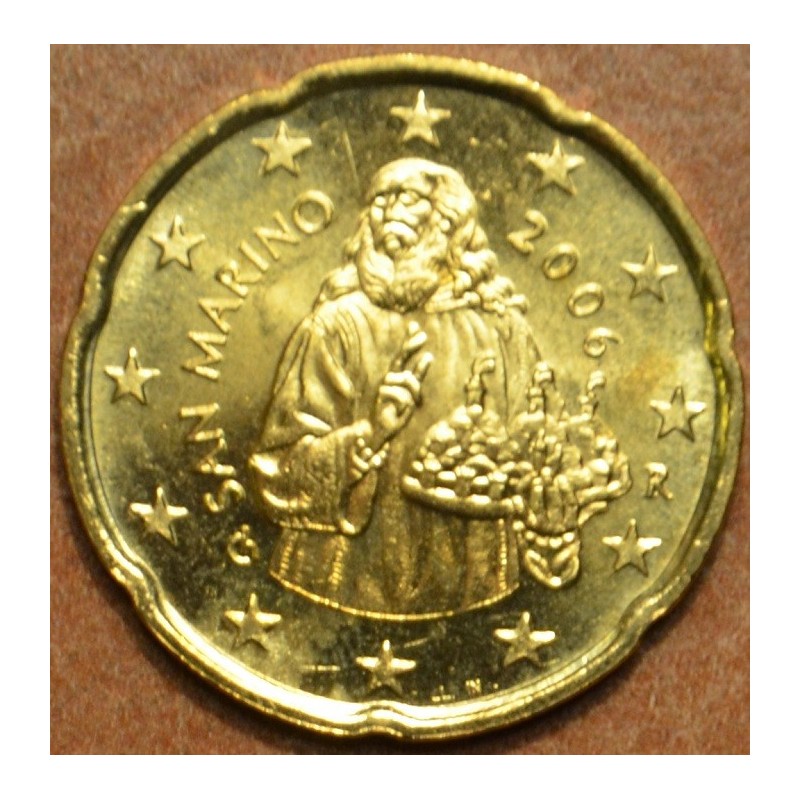 eurocoin eurocoins 20 cent San Marino 2006 (UNC)