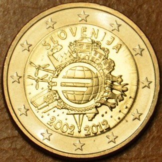 euroerme érme 2 Euro Szlovénia 2012 - Az Euro 10. évfordulója (UNC)