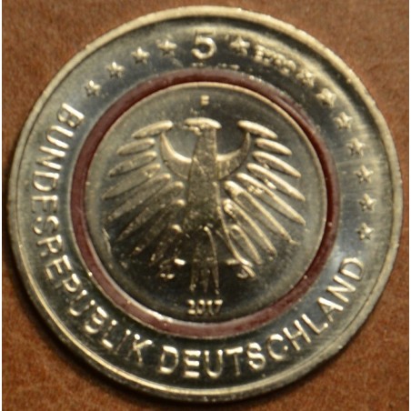 Euromince mince 5 Euro Nemecko \\"F\\" 2017 Tropické pásmo (UNC)