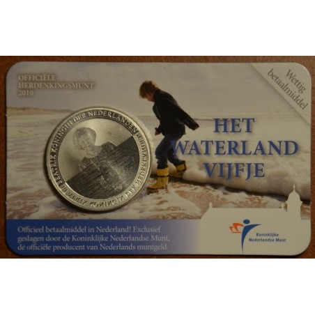 eurocoin eurocoins 5 Euro Netherlands 2010 - Water land (BU card)