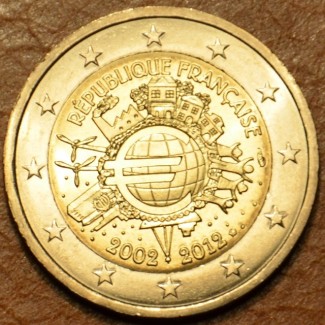 euroerme érme 2 Euro Franciaország 2012 - Az Euro 10. évfordulója (...