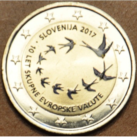 eurocoin eurocoins 2 Euro Slovenia 2017 - 10 years of Euro III. (co...
